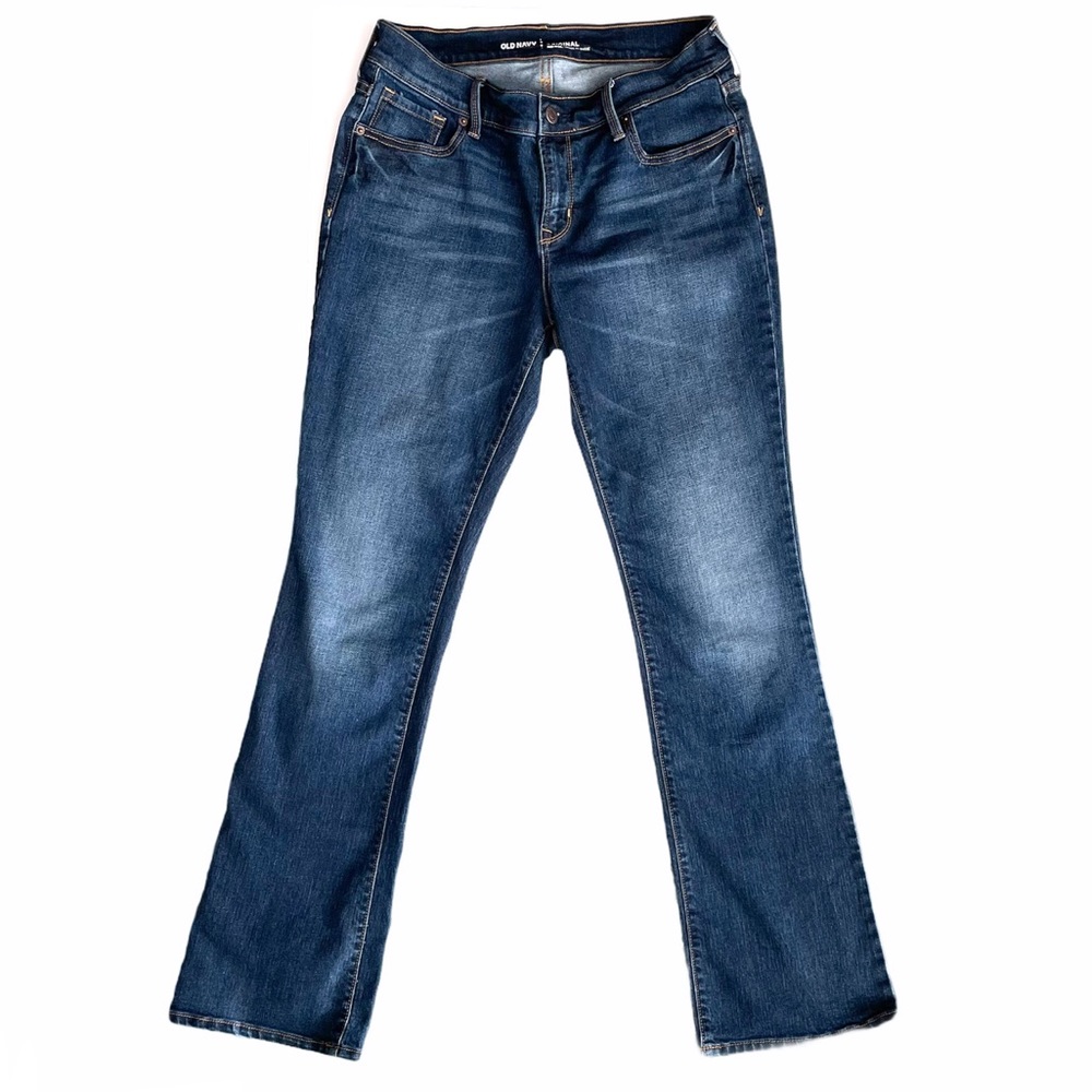 Old Navy Original Mid-Rise Blue Denim Jeans Size 6